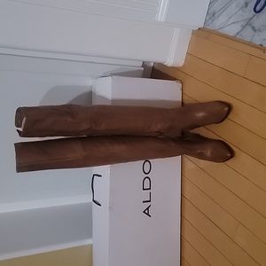 Aldo leather over the knees boots